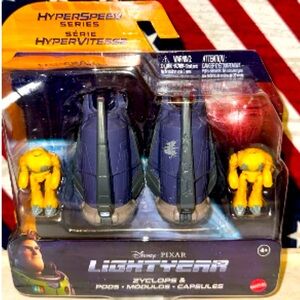 3 for 15 Disney Lightyear Zyclops & Pods Playset - Blue and Yellow